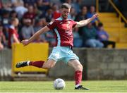 31 July 2022; Jason Abbott of Cobh Ramblers during the Extra.ie FAI Cup First Round match between Cobh Ramblers and Cork City at St Colman's Park in Cobh, Cork. Photo by Michael P Ryan/Sportsfile