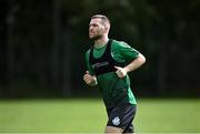 3 August 2022; Jack Byrne during a Shamrock Rovers squad training session at Roadstone Sports Club in Dublin. Photo by David Fitzgerald/Sportsfile