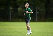 3 August 2022; Jack Byrne during a Shamrock Rovers squad training session at Roadstone Sports Club in Dublin. Photo by David Fitzgerald/Sportsfile