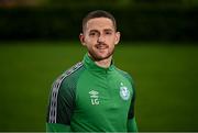 3 August 2022; Lee Grace poses for a portrait before a Shamrock Rovers squad training session at Roadstone Sports Club in Dublin. Photo by David Fitzgerald/Sportsfile