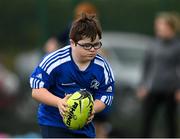 3 August 2022; Oliver Collins during a Leinster Rugby Inclusion Camp at North Kildare Rugby Club in Kilcock, Kildare. Photo by Harry Murphy/Sportsfile