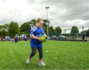 3 August 2022; Lucy Bennett during a Leinster Rugby Inclusion Camp at North Kildare Rugby Club in Kilcock, Kildare. Photo by Harry Murphy/Sportsfile