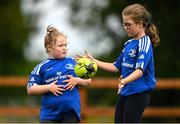 3 August 2022; Aisling McNally, right, during a Leinster Rugby Inclusion Camp at North Kildare Rugby Club in Kilcock, Kildare. Photo by Harry Murphy/Sportsfile