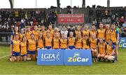 3 August 2022; The Clare squad before the ZuCar All-Ireland Ladies Football Minor ‘C’ Championship Final match between Clare and Wicklow at Kinnegad GAA club in Kinnegad, Westmeath. Photo by Piaras Ó Mídheach/Sportsfile