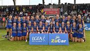 3 August 2022; The Wicklow squad before the ZuCar All-Ireland Ladies Football Minor ‘C’ Championship Final match between Clare and Wicklow at Kinnegad GAA club in Kinnegad, Westmeath. Photo by Piaras Ó Mídheach/Sportsfile