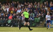 3 August 2022; Referee Lorraine O'Sullivan during the ZuCar All-Ireland Ladies Football Minor B Championship Final match between Monaghan and Longford at Donaghmore Ashbourne GAA club in Ashbourne, Meath. Photo by David Fitzgerald/Sportsfile