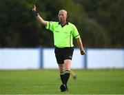 3 August 2022; Referee Barry Redmond during the ZuCar All-Ireland Ladies Football Minor ‘A’ Championship Final match between Cork and Galway at MacDonagh Park in Nenagh, Tipperary. Photo by Harry Murphy/Sportsfile