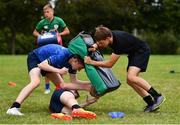 4 August 2022; Participants during the Bank of Ireland Leinster Rugby School of Excellence at The King's Hospital School in Dublin. Photo by Ben McShane/Sportsfile