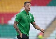 4 August 2022; Lee Grace of Shamrock Rovers before the UEFA Europa League third qualifying round first leg match between Shamrock Rovers and Shkupi at Tallaght Stadium in Dublin. Photo by Eóin Noonan/Sportsfile