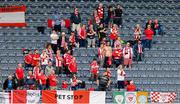 4 August 2022; Sligo Rovers supporters during the UEFA Europa Conference League third qualifying round first leg match between Viking and Sligo Rovers at SR-Bank Arena in Stavanger, Norway. Photo by James Fallon/Sportsfile