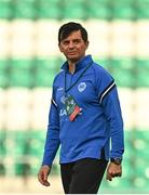 4 August 2022; Shkupi manager Goce Sedloski before the UEFA Europa League third qualifying round first leg match between Shamrock Rovers and Shkupi at Tallaght Stadium in Dublin. Photo by Eóin Noonan/Sportsfile