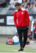 4 August 2022; Sligo manager John Russell during the UEFA Europa Conference League third qualifying round first leg match between Viking and Sligo Rovers at SR-Bank Arena in Stavanger, Norway. Photo by James Fallon/Sportsfile