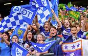 31 July 2022; Laois supporters after the TG4 All-Ireland Ladies Football Intermediate Championship Final match between Laois and Wexford at Croke Park in Dublin. Photo by Piaras Ó Mídheach/Sportsfile