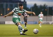 4 August 2022; Richie Towell of Shamrock Rovers during the UEFA Europa League third qualifying round first leg match between Shamrock Rovers and Shkupi at Tallaght Stadium in Dublin. Photo by Eóin Noonan/Sportsfile