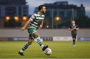 4 August 2022; Richie Towell of Shamrock Rovers during the UEFA Europa League third qualifying round first leg match between Shamrock Rovers and Shkupi at Tallaght Stadium in Dublin. Photo by Eóin Noonan/Sportsfile