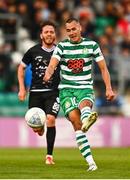 4 August 2022; Graham Burke of Shamrock Rovers during the UEFA Europa League third qualifying round first leg match between Shamrock Rovers and Shkupi at Tallaght Stadium in Dublin. Photo by Eóin Noonan/Sportsfile
