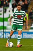 4 August 2022; Lee Grace of Shamrock Rovers during the UEFA Europa League third qualifying round first leg match between Shamrock Rovers and Shkupi at Tallaght Stadium in Dublin. Photo by Eóin Noonan/Sportsfile