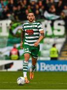 4 August 2022; Lee Grace of Shamrock Rovers during the UEFA Europa League third qualifying round first leg match between Shamrock Rovers and Shkupi at Tallaght Stadium in Dublin. Photo by Eóin Noonan/Sportsfile