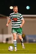 4 August 2022; Sean Hoare of Shamrock Rovers during the UEFA Europa League third qualifying round first leg match between Shamrock Rovers and Shkupi at Tallaght Stadium in Dublin. Photo by Eóin Noonan/Sportsfile