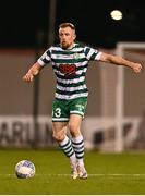 4 August 2022; Sean Hoare of Shamrock Rovers during the UEFA Europa League third qualifying round first leg match between Shamrock Rovers and Shkupi at Tallaght Stadium in Dublin. Photo by Eóin Noonan/Sportsfile