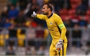 4 August 2022; Kristijan Naumovski of Shkupi during the UEFA Europa League third qualifying round first leg match between Shamrock Rovers and Shkupi at Tallaght Stadium in Dublin. Photo by Eóin Noonan/Sportsfile