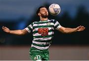 4 August 2022; Richie Towell of Shamrock Rovers during the UEFA Europa League third qualifying round first leg match between Shamrock Rovers and Shkupi at Tallaght Stadium in Dublin. Photo by Eóin Noonan/Sportsfile