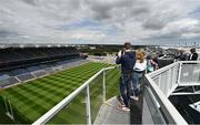 5 August 2022; Visitors at Croke Park, Dublin as the GAA Museum celebrates 10 years of the Kellogg's Skyline Tours. For a full list of events over the coming months, visit www.crokepark.ie/skyline.  Photo by David Fitzgerald/Sportsfile