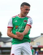 5 August 2022; Barry Coffey of Cork City celebrates after scoring his side's first goal during the SSE Airtricity League First Division match between Cork City and Athlone Town at Turners Cross in Cork. Photo by Michael P Ryan/Sportsfile
