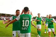 5 August 2022; Barry Coffey of Cork City celebrates after scoring his side's sixth goal and his third goal during the SSE Airtricity League First Division match between Cork City and Athlone Town at Turners Cross in Cork. Photo by Michael P Ryan/Sportsfile
