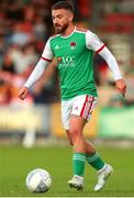 5 August 2022; Dylan McGlade of Cork City during the SSE Airtricity League First Division match between Cork City and Athlone Town at Turners Cross in Cork. Photo by Michael P Ryan/Sportsfile