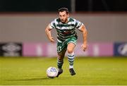 4 August 2022; Richie Towell of Shamrock Rovers during the UEFA Europa League third qualifying round first leg match between Shamrock Rovers and Shkupi at Tallaght Stadium in Dublin. Photo by Stephen McCarthy/Sportsfile