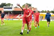 6 August 2022; Pearl Slattery of Shelbourne before the 2022 EVOKE.ie FAI Women's Cup Quarter-Final match between Shelbourne and Peamount United at Tolka Park in Dublin. Photo by Ben McShane/Sportsfile