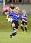 6 August 2022; Nicola Davitt of Wexford & District Women's League during the FAI Women's Angela Hearst InterLeague Cup Final match between Wexford & District Women's League and Eastern Women's Football League at Arklow Town FC, in Wicklow. Photo by Seb Daly/Sportsfile