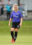 6 August 2022; Aleisha Cullen of Wexford & District Women's League during the FAI Women's Angela Hearst InterLeague Cup Final match between Wexford & District Women's League and Eastern Women's Football League at Arklow Town FC, in Wicklow. Photo by Seb Daly/Sportsfile