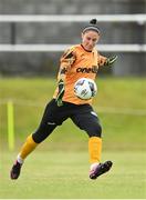 6 August 2022; Eastern Women's Football League goalkeeper Sarah Purcell during the FAI Women's Angela Hearst InterLeague Cup Final match between Wexford & District Women's League and Eastern Women's Football League at Arklow Town FC, in Wicklow. Photo by Seb Daly/Sportsfile