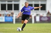 6 August 2022; Tegan Fortune of Wexford & District Women's League during the FAI Women's Angela Hearst InterLeague Cup Final match between Wexford & District Women's League and Eastern Women's Football League at Arklow Town FC, in Wicklow. Photo by Seb Daly/Sportsfile