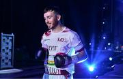 6 August 2022; Kieran Molloy before his super-welterweight bout against Evgenii Vazem at SSE Arena in Belfast. Photo by Ramsey Cardy/Sportsfile