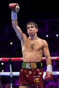 6 August 2022; Michael Conlan before his featherweight bout against Miguel Marriaga at SSE Arena in Belfast. Photo by Ramsey Cardy/Sportsfile