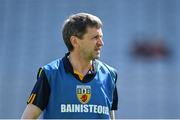 7 August 2022; Antrim manager Brian Kearney before the Glen Dimplex All-Ireland Premier Junior Camogie Championship Final match between Antrim and Armagh at Croke Park in Dublin. Photo by Seb Daly/Sportsfile