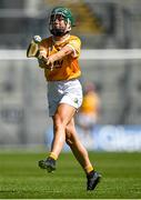 7 August 2022; Emma Laverty of Antrim during the Glen Dimplex All-Ireland Premier Junior Camogie Championship Final match between Antrim and Armagh at Croke Park in Dublin. Photo by Piaras Ó Mídheach/Sportsfile