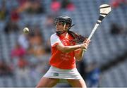 7 August 2022; Michelle McArdle of Armagh during the Glen Dimplex All-Ireland Premier Junior Camogie Championship Final match between Antrim and Armagh at Croke Park in Dublin. Photo by Piaras Ó Mídheach/Sportsfile