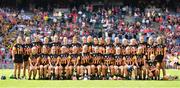7 August 2022; The Kilkenny panel before the Glen Dimplex All-Ireland Senior Camogie Championship Final match between Cork and Kilkenny at Croke Park in Dublin. Photo by Seb Daly/Sportsfile