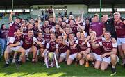 7 August 2022; The Causeway team celebrate with the Neilus Flynn cup after the Kerry County Senior Hurling Championship Final match between Ballyduff and Causeway at Austin Stack Park in Tralee, Kerry. Photo by Brendan Moran/Sportsfile