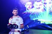 6 August 2022; Kieran Molloy before his super-welterweight bout against Evgenii Vazem at SSE Arena in Belfast. Photo by Ramsey Cardy/Sportsfile