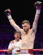 6 August 2022; Kieran Molloy before his super-welterweight bout against Evgenii Vazem at SSE Arena in Belfast. Photo by Ramsey Cardy/Sportsfile