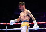 6 August 2022; Marcos Gabriel Martinez before his featherweight bout against Kurt Walker at SSE Arena in Belfast. Photo by Ramsey Cardy/Sportsfile