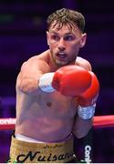 6 August 2022; Sean McComb during his super-lightweight bout against Ramiro Blanco at SSE Arena in Belfast. Photo by Ramsey Cardy/Sportsfile