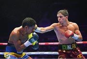 6 August 2022; Michael Conlan, right, and Miguel Marriaga during their featherweight bout at SSE Arena in Belfast. Photo by Ramsey Cardy/Sportsfile