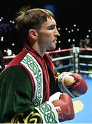 6 August 2022; Michael Conlan before his featherweight bout against Miguel Marriaga at SSE Arena in Belfast. Photo by Ramsey Cardy/Sportsfile
