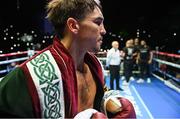 6 August 2022; Michael Conlan before his featherweight bout against Miguel Marriaga at SSE Arena in Belfast. Photo by Ramsey Cardy/Sportsfile